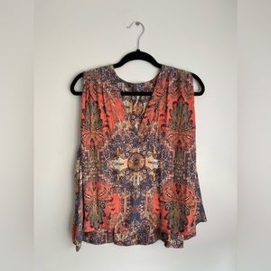 Free People Flowy Sleeveless Top Size Small